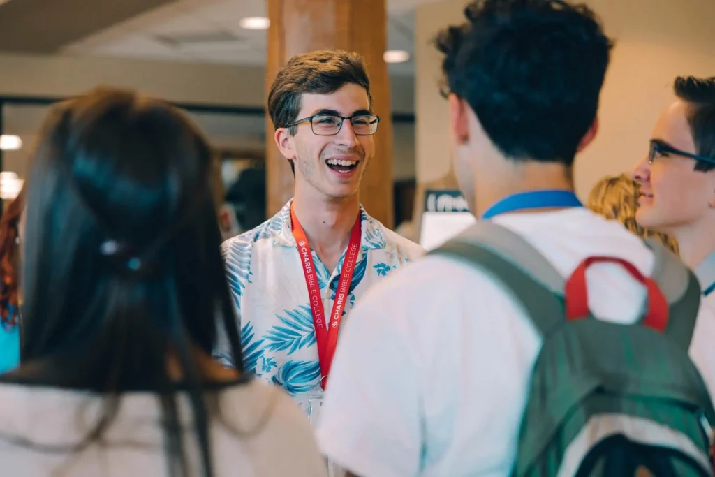 Leadership School Student laughing